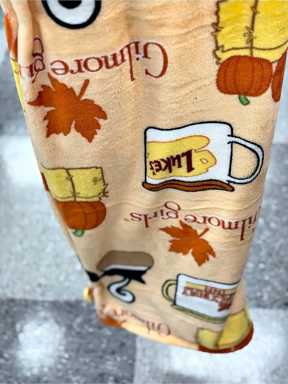 Gilmore Girls Fall Plush Throw Blanket Coffee Mug Pumpkin NWT